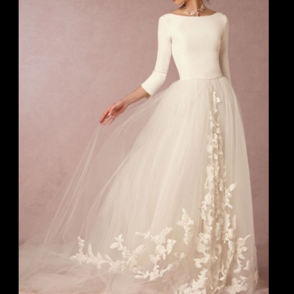 BHLDN Anthropologie Sachin and Noir Grace Gown